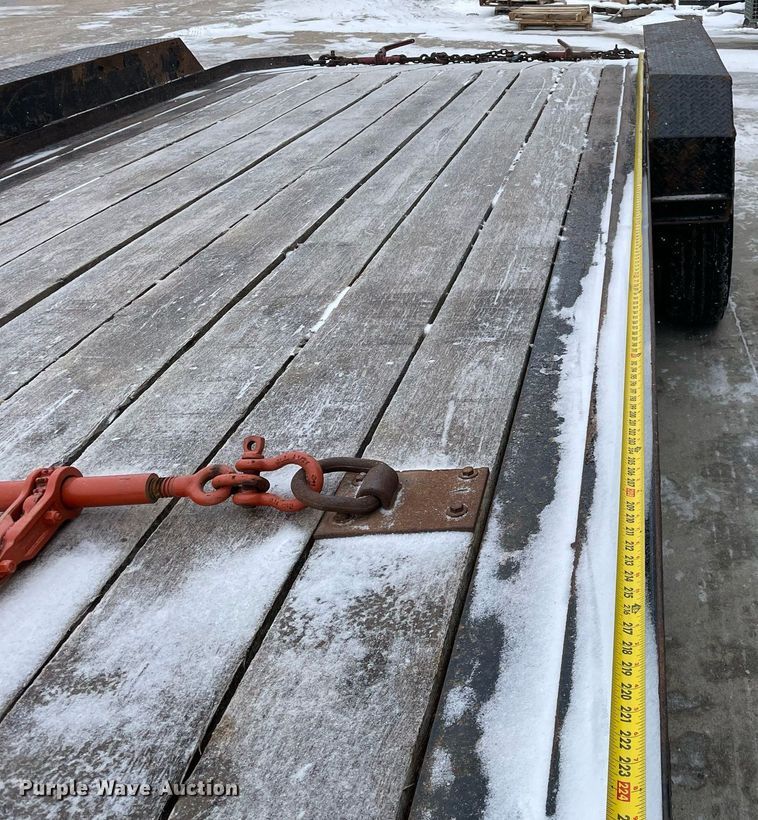 image for item MA9893 2017 Custom Heavy Haul 10T162FCBW  tilt deck equipment trailer