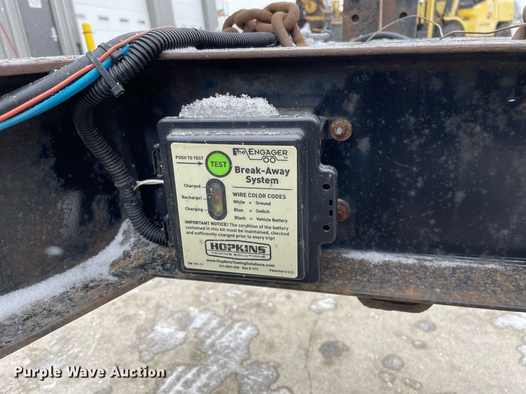 image for item MA9893 2017 Custom Heavy Haul 10T162FCBW  tilt deck equipment trailer