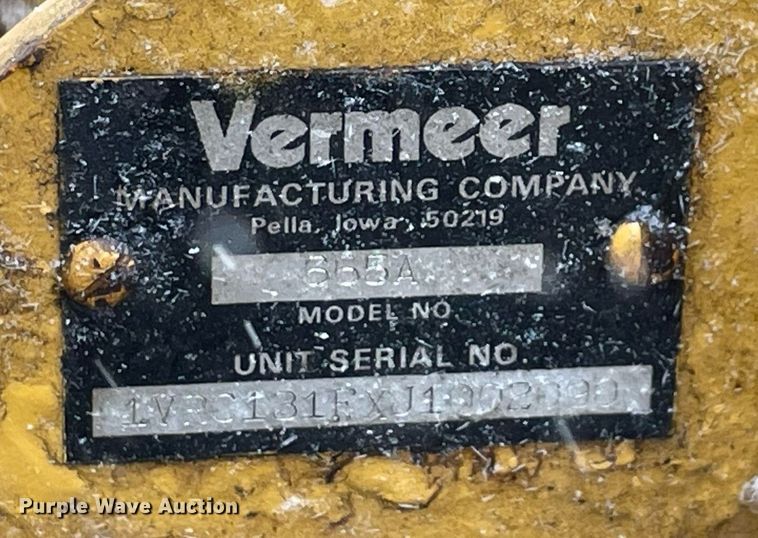 image for item MA9894 1998 Vermeer 665A  stump grinder