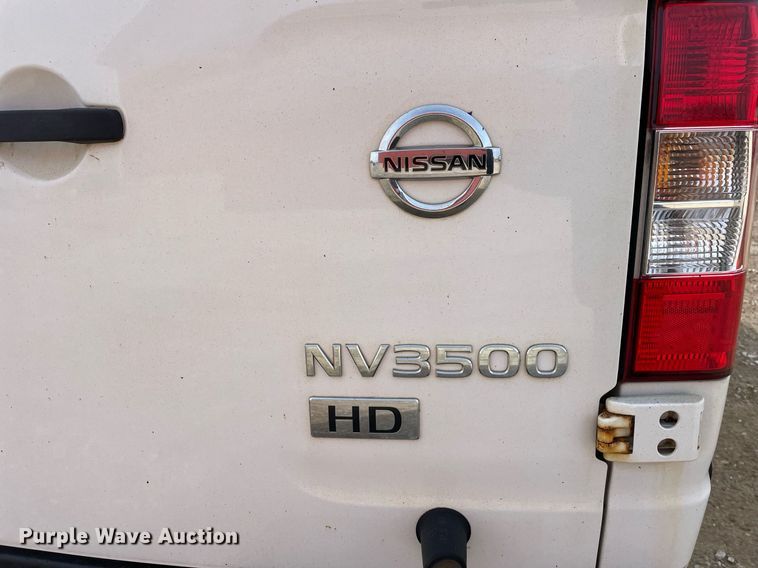 image for item MA9908 2013 Nissan NV3500HD  van
