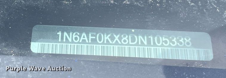 image for item MA9908 2013 Nissan NV3500HD  van