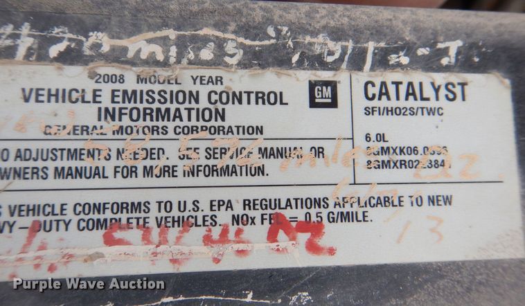 image for item MC9788 2008 Chevrolet Silverado 2500HD  pickup truck