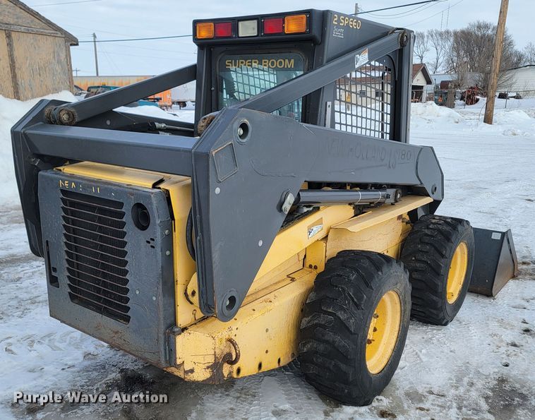 image for item ME9675 New Holland LS180  skid steer loader