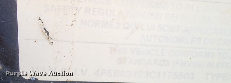 image for item ME9677 2012 PJ B8242  equipment trailer