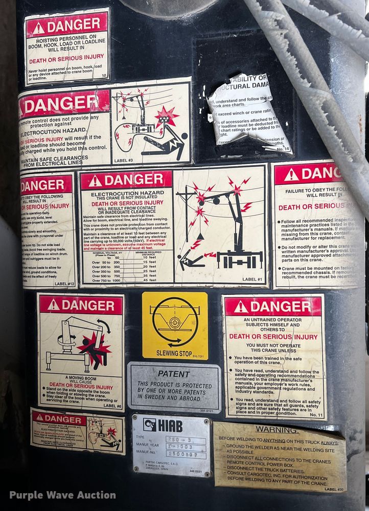 image for item MF9801 2003 Hiab 250-3  crane