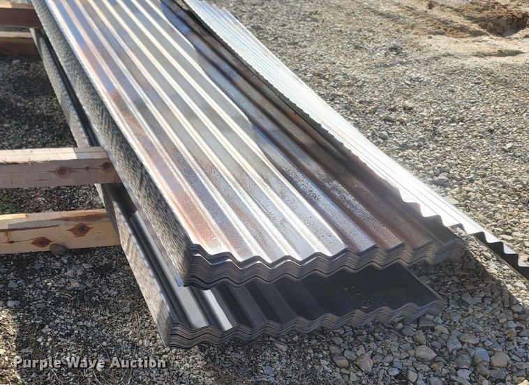 image for item MH9774 (200) sheets of Rustic Accents corrugated metal