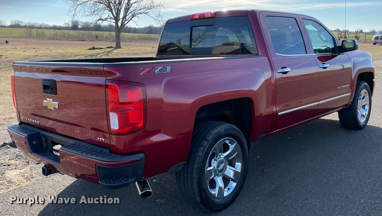 image for item MI9761 2018 Chevrolet Silverado 1500 LTZ  Crew Cab pickup truck