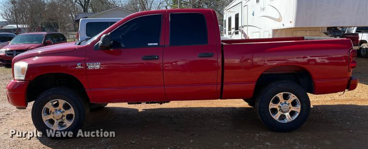 image for item MI9785 2008 Dodge Ram 2500  Quad Cab pickup truck