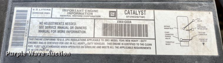 image for item MM9046 2003 Chevrolet Silverado 2500HD  utility bed pickup truck