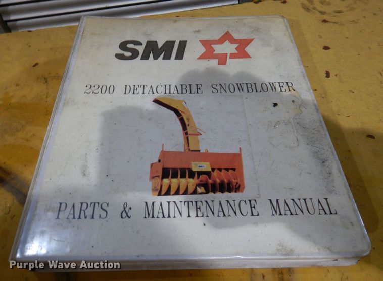 image for item AF9302 1993 SMI 2200  snow blower
