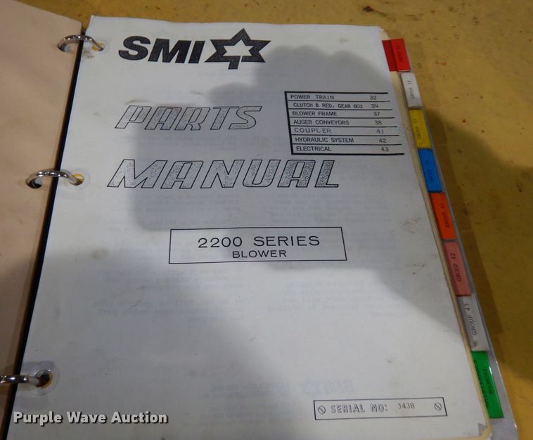 image for item AF9302 1993 SMI 2200  snow blower