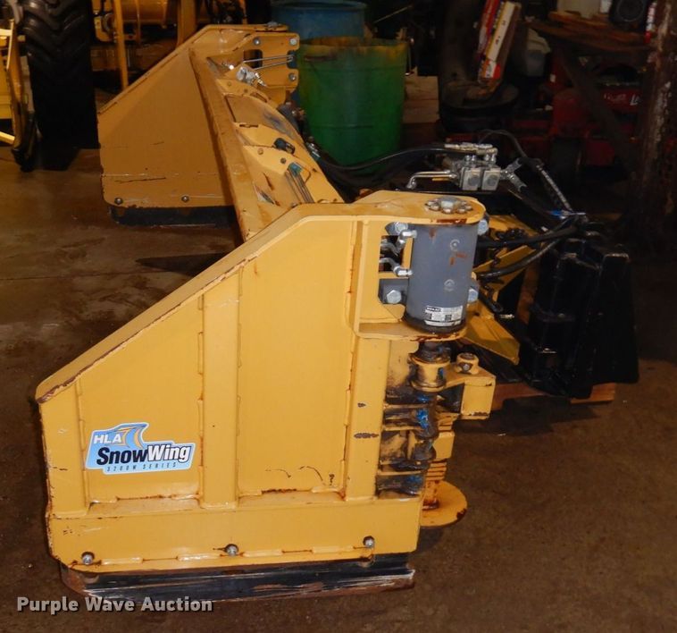 image for item AF9307 HLA SnowWing 3200W  skid steer snow plow