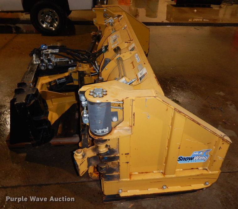 image for item AF9307 HLA SnowWing 3200W  skid steer snow plow