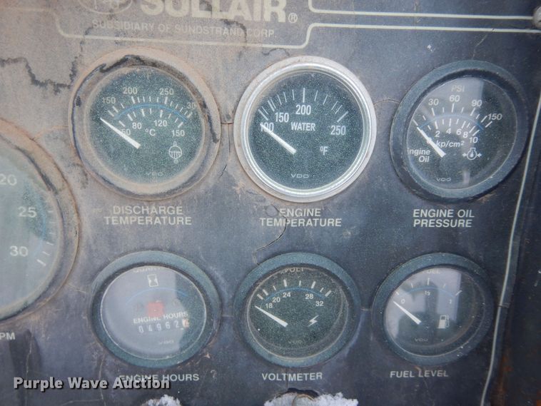 image for item DF8328 Sullair 7500DTQ-CAT  air compressor