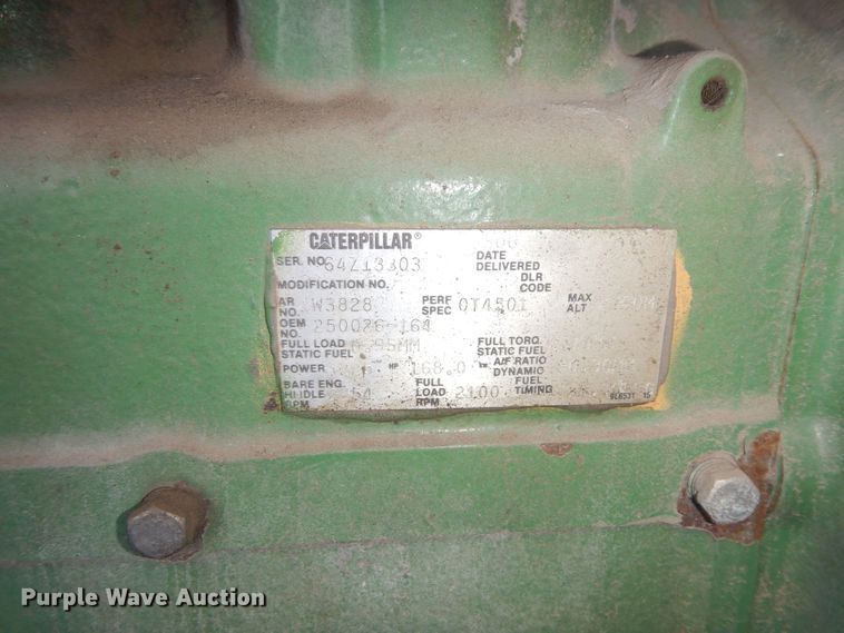 image for item DF8328 Sullair 7500DTQ-CAT  air compressor