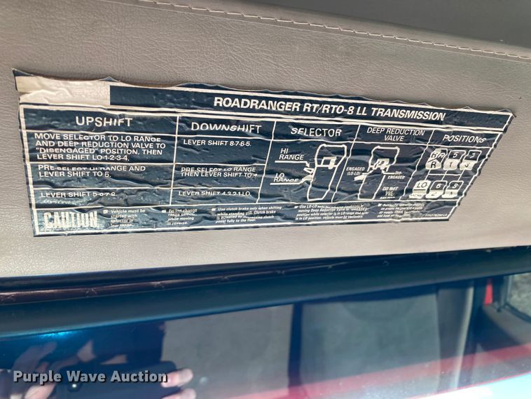 image for item DJ6134 2001 Sterling L9500  dump truck