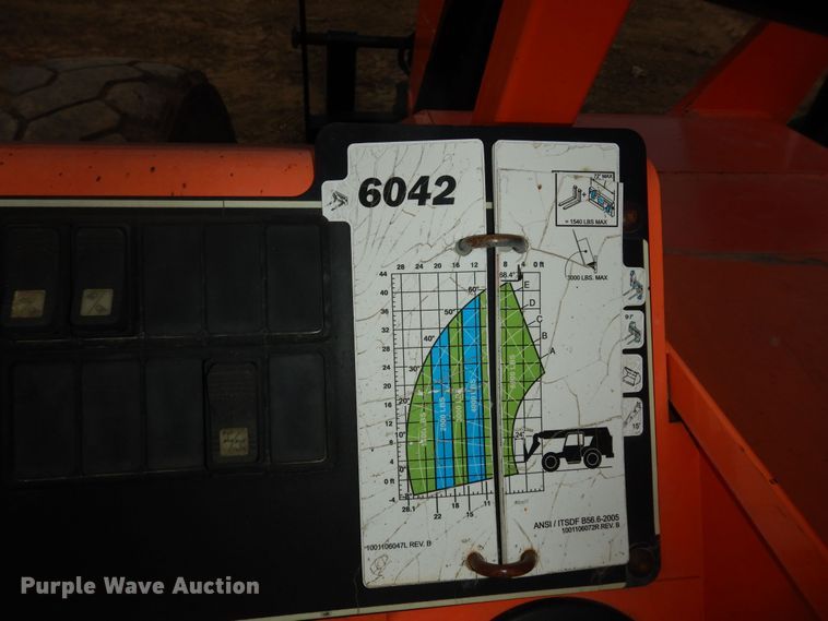 image for item DK7552 2012 JLG 6042  telehandler