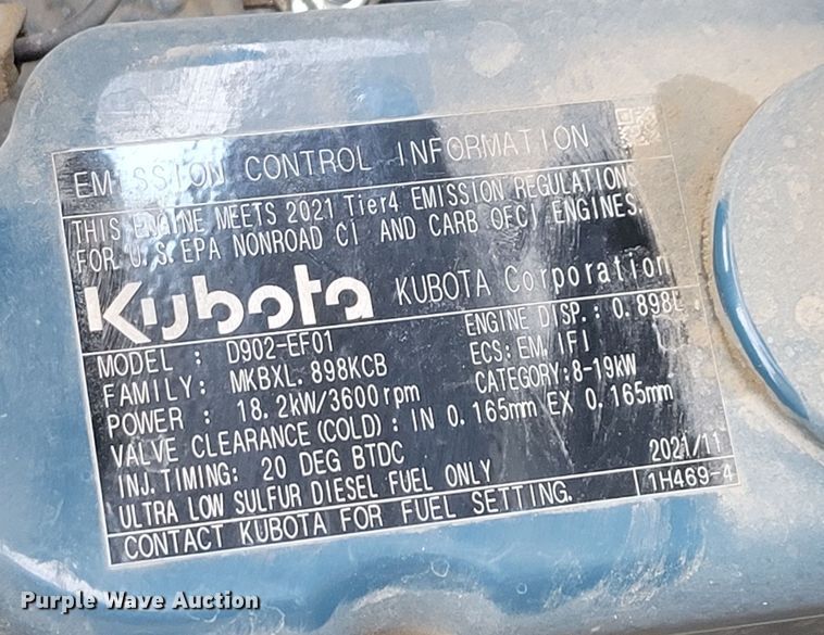 image for item DM8182 2021 Bobcat MT100  compact utility loader