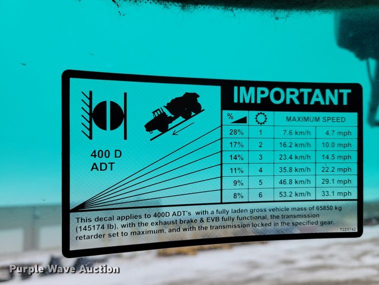 image for item DM8189 2011 John Deere 400D  haul truck