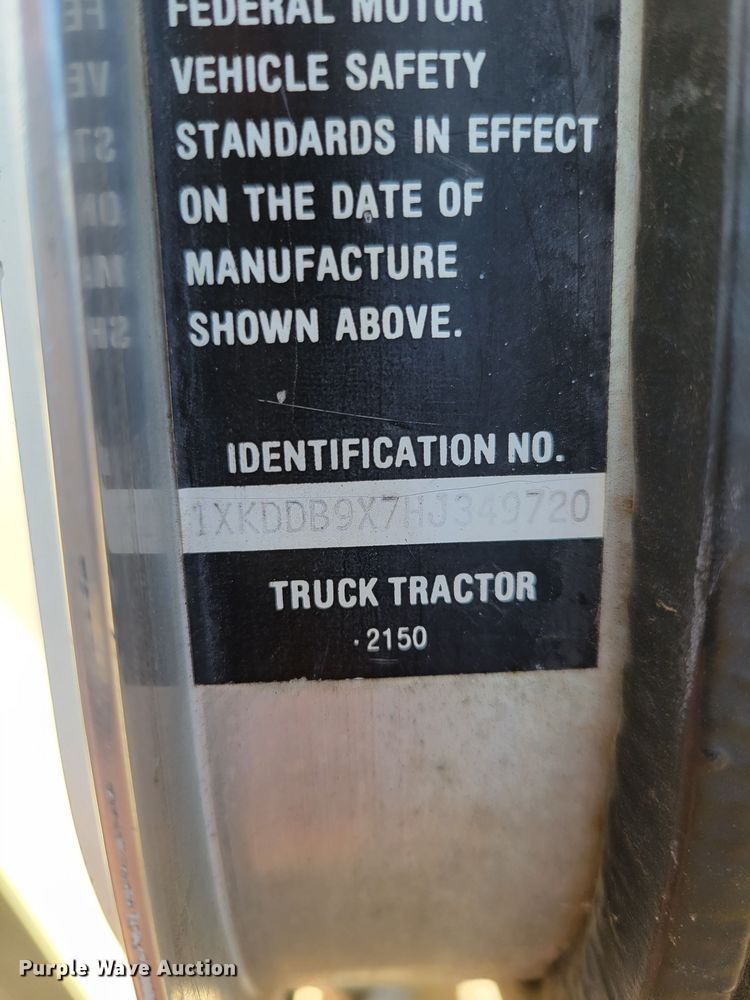 image for item DM8209 1987 Kenworth T800  dump truck