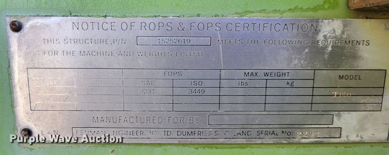 image for item DO3546 1997 Terex 3340  haul truck