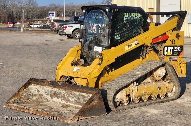 image for item DO3548 2017 Caterpillar 299D2 XHP  tracked skid steer loader