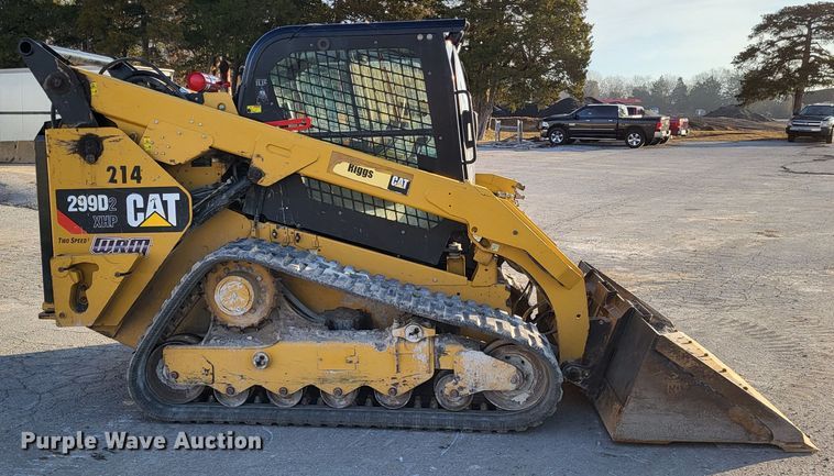image for item DO3548 2017 Caterpillar 299D2 XHP  tracked skid steer loader
