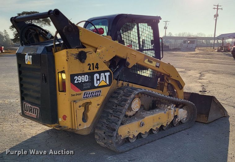 image for item DO3548 2017 Caterpillar 299D2 XHP  tracked skid steer loader