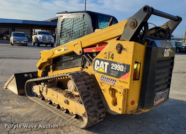 image for item DO3548 2017 Caterpillar 299D2 XHP  tracked skid steer loader