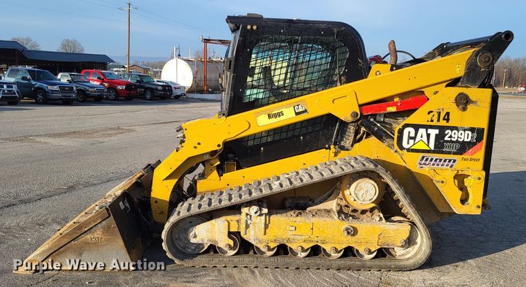 image for item DO3548 2017 Caterpillar 299D2 XHP  tracked skid steer loader
