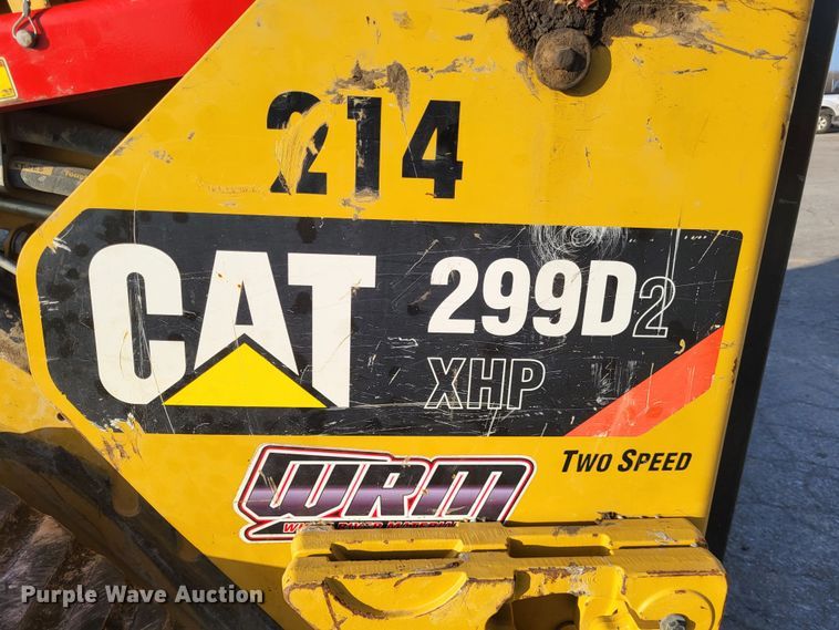 image for item DO3548 2017 Caterpillar 299D2 XHP  tracked skid steer loader