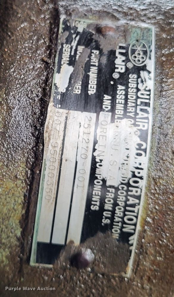 image for item DO3553 Sullair 185DPQ-JDD  air compressor