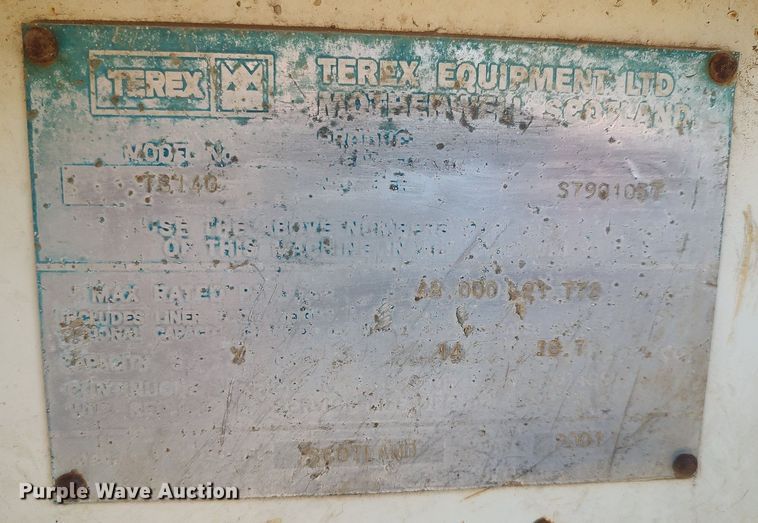 image for item DO3752 2001 Terex TS14G  conventional scraper