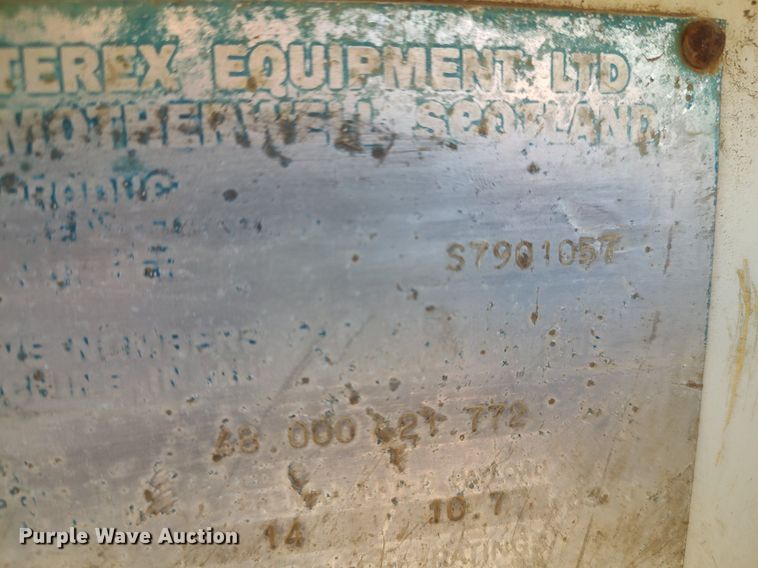 image for item DO3752 2001 Terex TS14G  conventional scraper