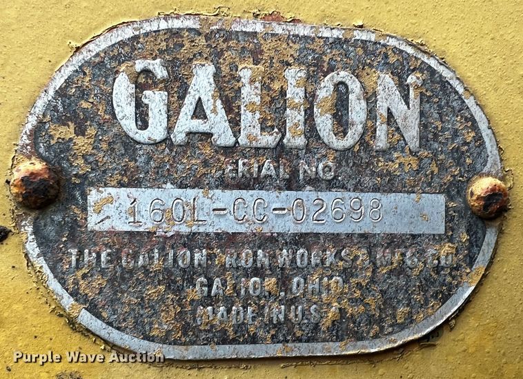 image for item DQ1959 1970 Galion 160 Series L  rigid frame motor grader