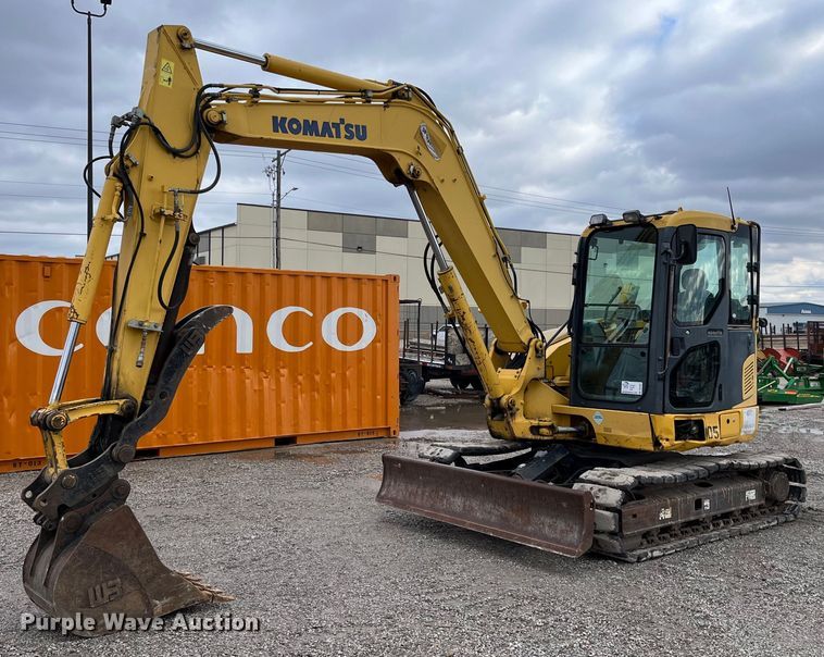 image for item DQ3981 2008 Komatsu PC88MR-8  mini excavator