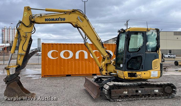 image for item DQ3981 2008 Komatsu PC88MR-8  mini excavator