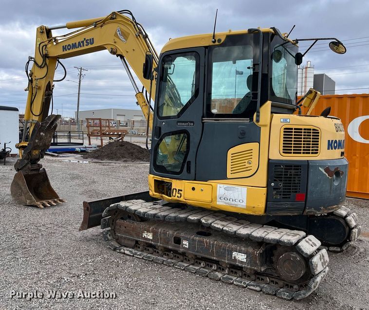 image for item DQ3981 2008 Komatsu PC88MR-8  mini excavator