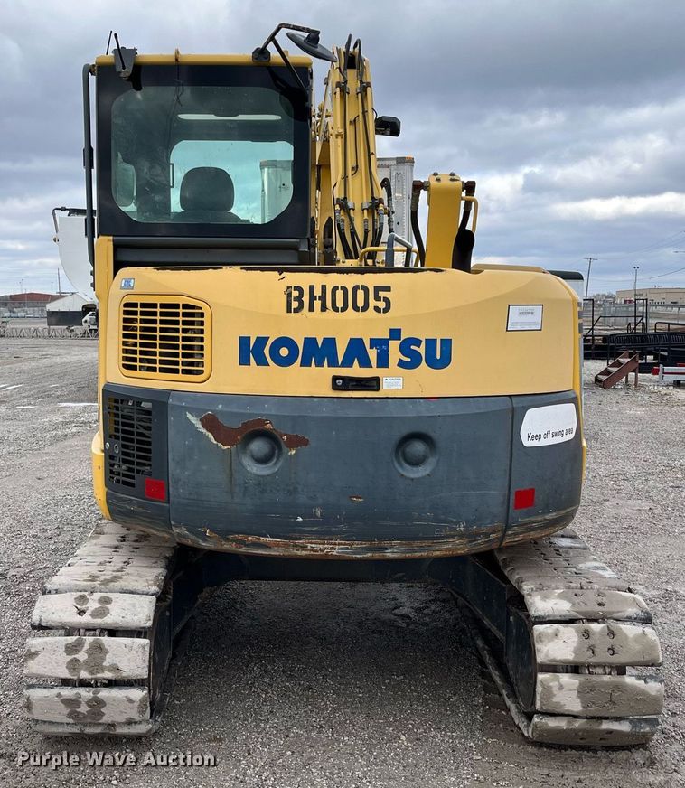 image for item DQ3981 2008 Komatsu PC88MR-8  mini excavator