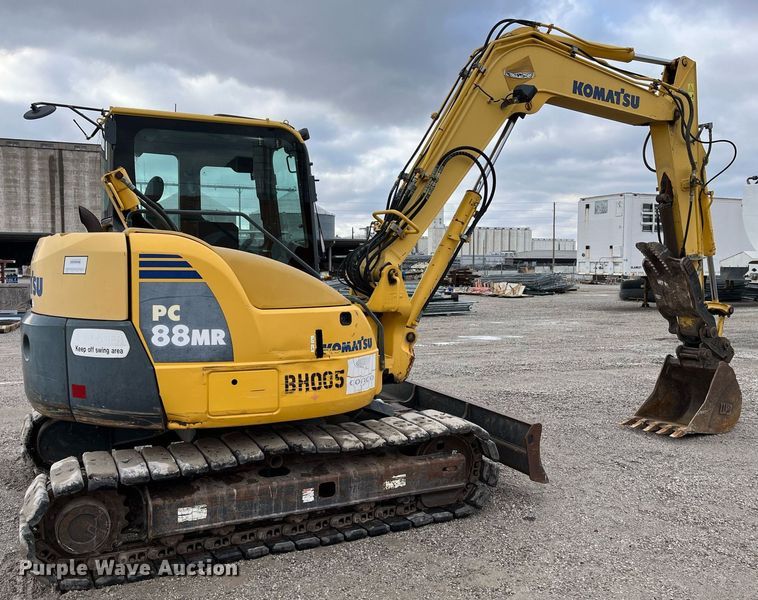 image for item DQ3981 2008 Komatsu PC88MR-8  mini excavator