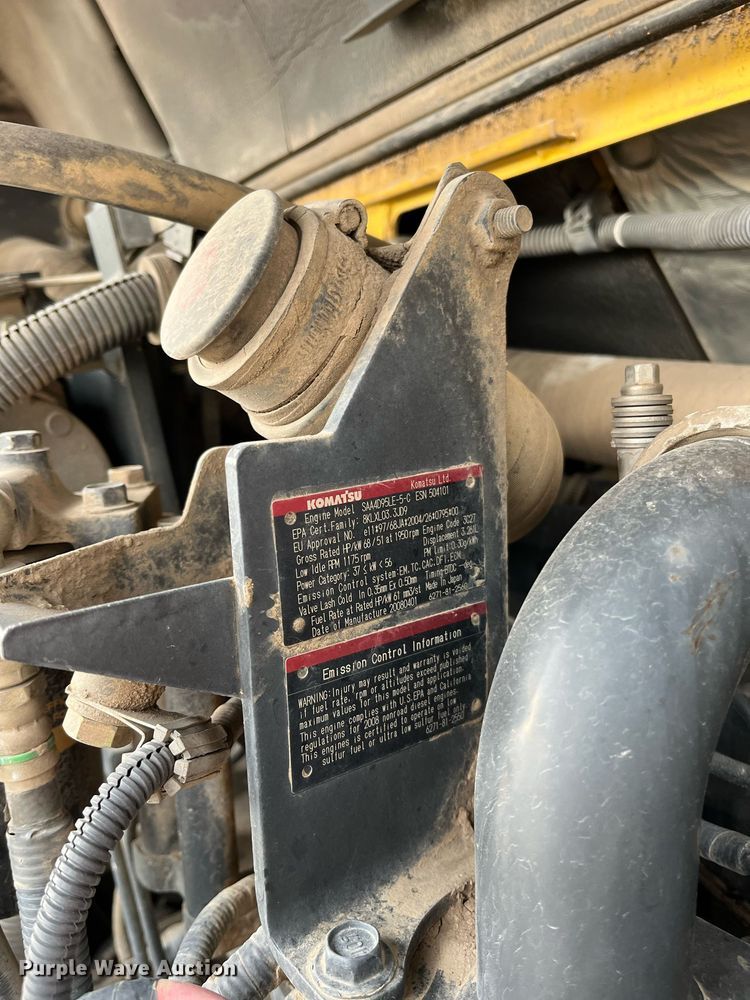 image for item DQ3981 2008 Komatsu PC88MR-8  mini excavator