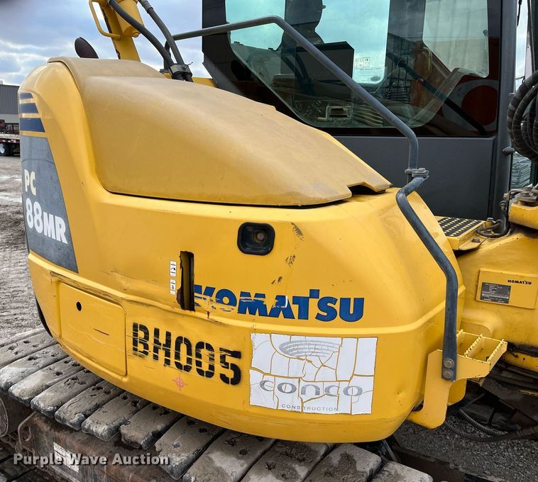 image for item DQ3981 2008 Komatsu PC88MR-8  mini excavator
