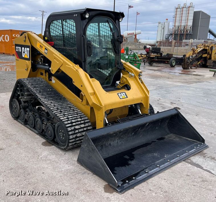 image for item DQ3985 2015 Caterpillar 277D  tracked skid steer loader