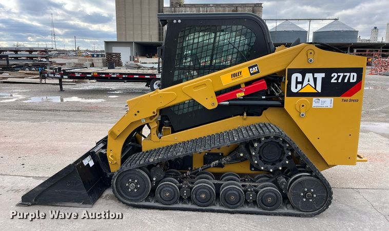 image for item DQ3985 2015 Caterpillar 277D  tracked skid steer loader