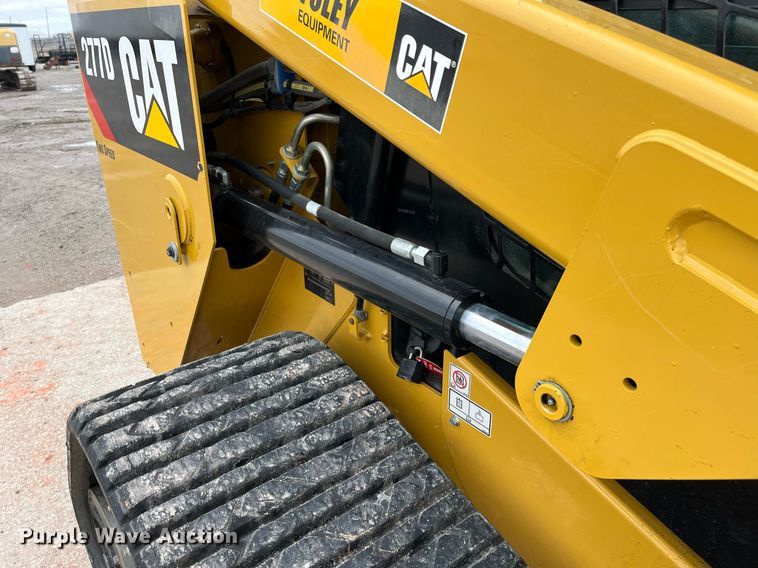 image for item DQ3985 2015 Caterpillar 277D  tracked skid steer loader