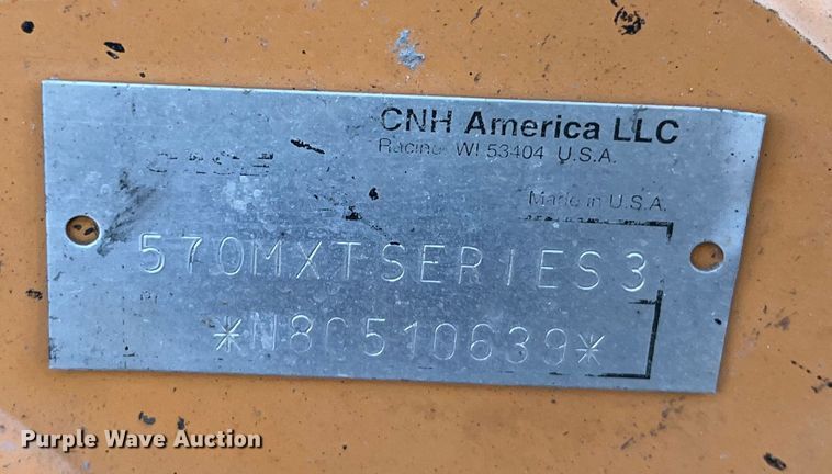 image for item DQ5077 2008 Case 570MXT  landscape tractor