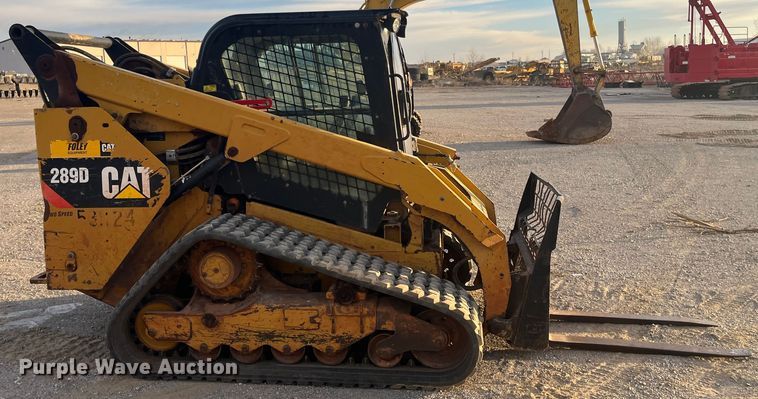 image for item DQ5078 2015 Caterpillar 289D  tracked skid steer loader
