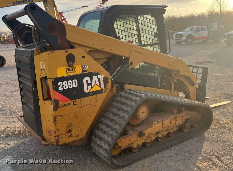 image for item DQ5078 2015 Caterpillar 289D  tracked skid steer loader