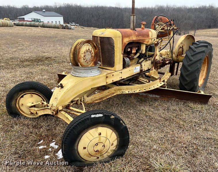 image for item DR7436 Allis Chalmers  rigid frame motor grader