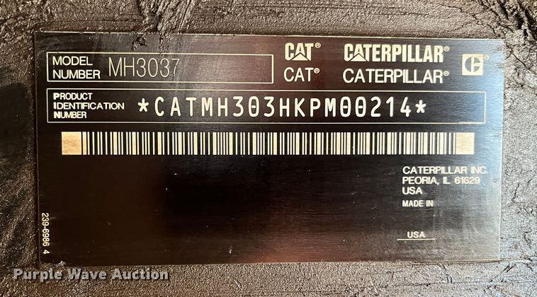 image for item DR7448 2014 Caterpillar MH3037  material handler